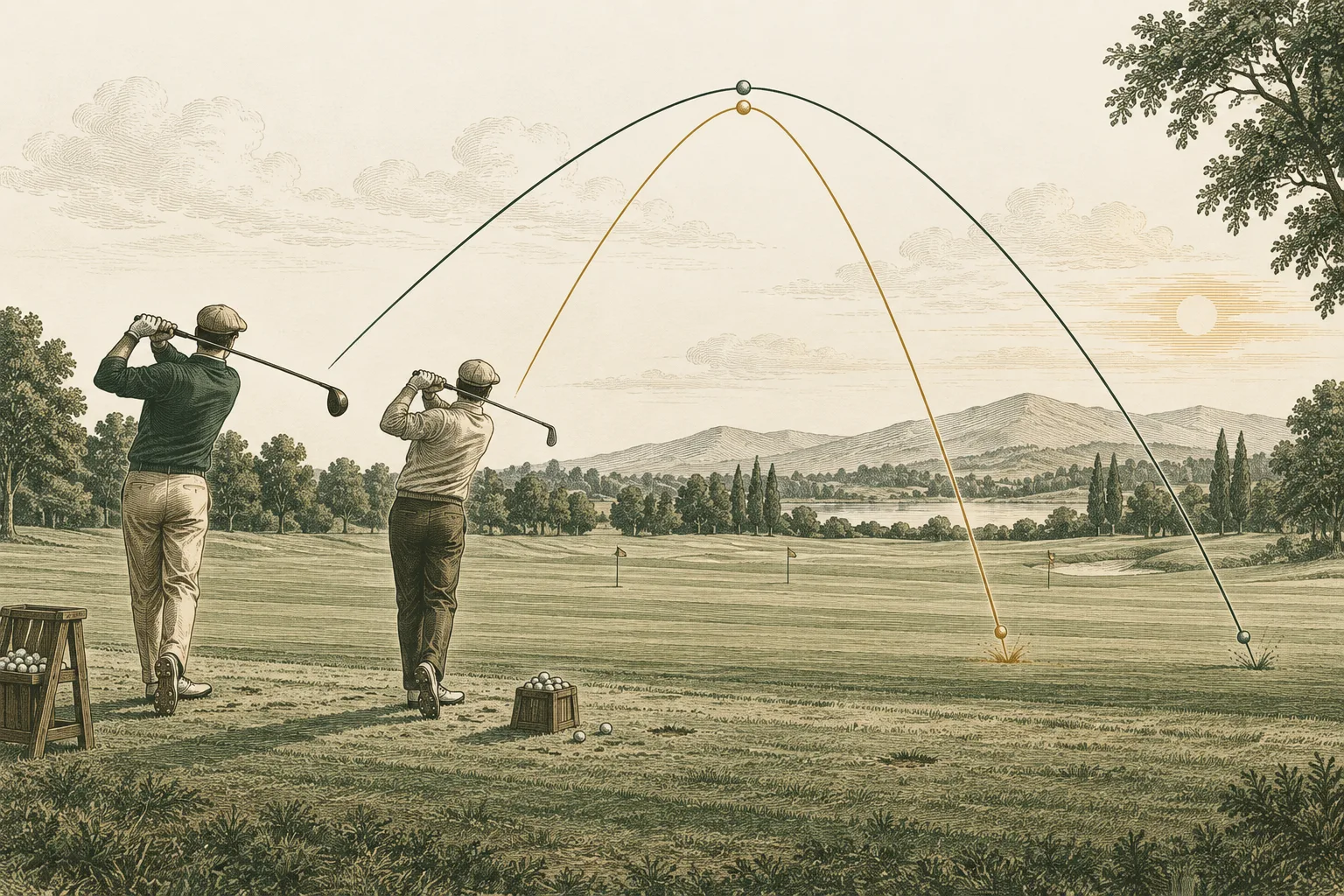 Engraved plate for Apex: how high your ball really flies, and what height buys you