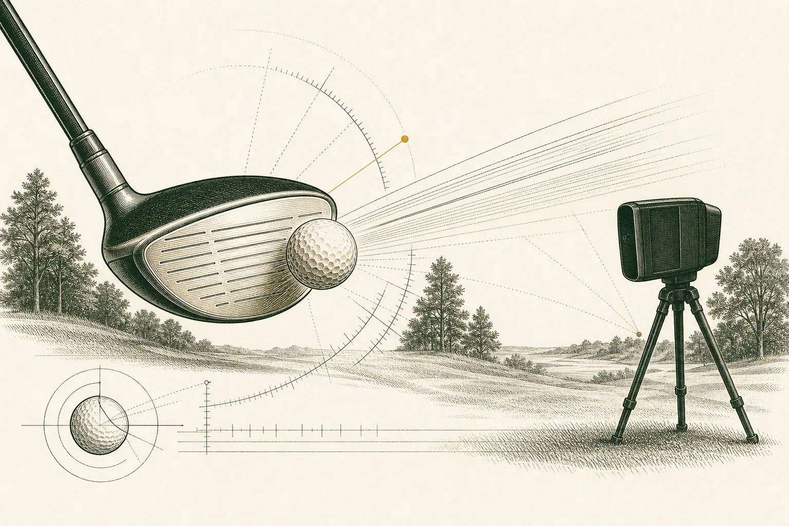 Engraved plate for Ball Speed, Club Speed, and Smash Factor