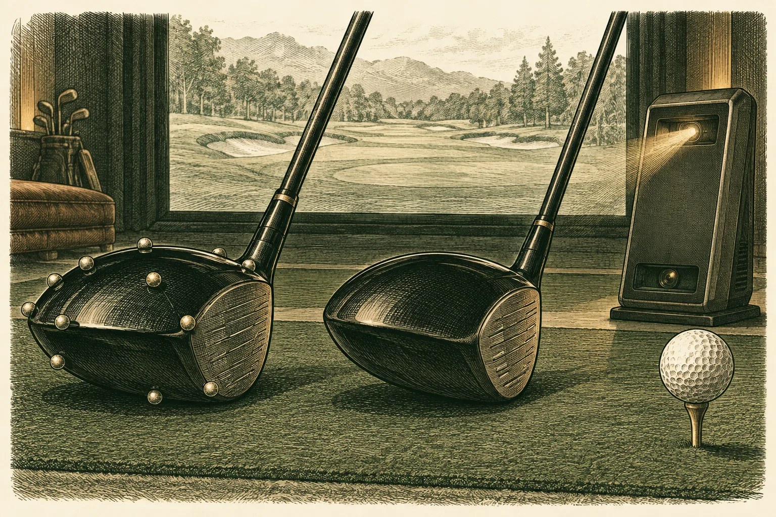 Engraved plate for Club Speed: the ceiling on distance, and why most of your swings don't show one
