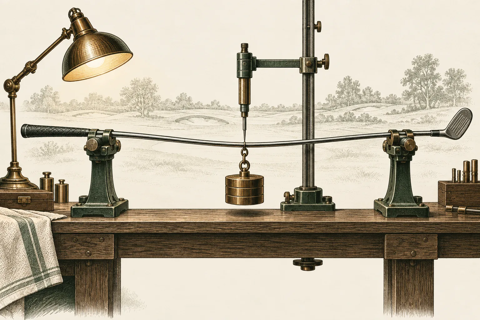 Engraved plate for Bend Profile and the EI Curve: Under the Kick Point