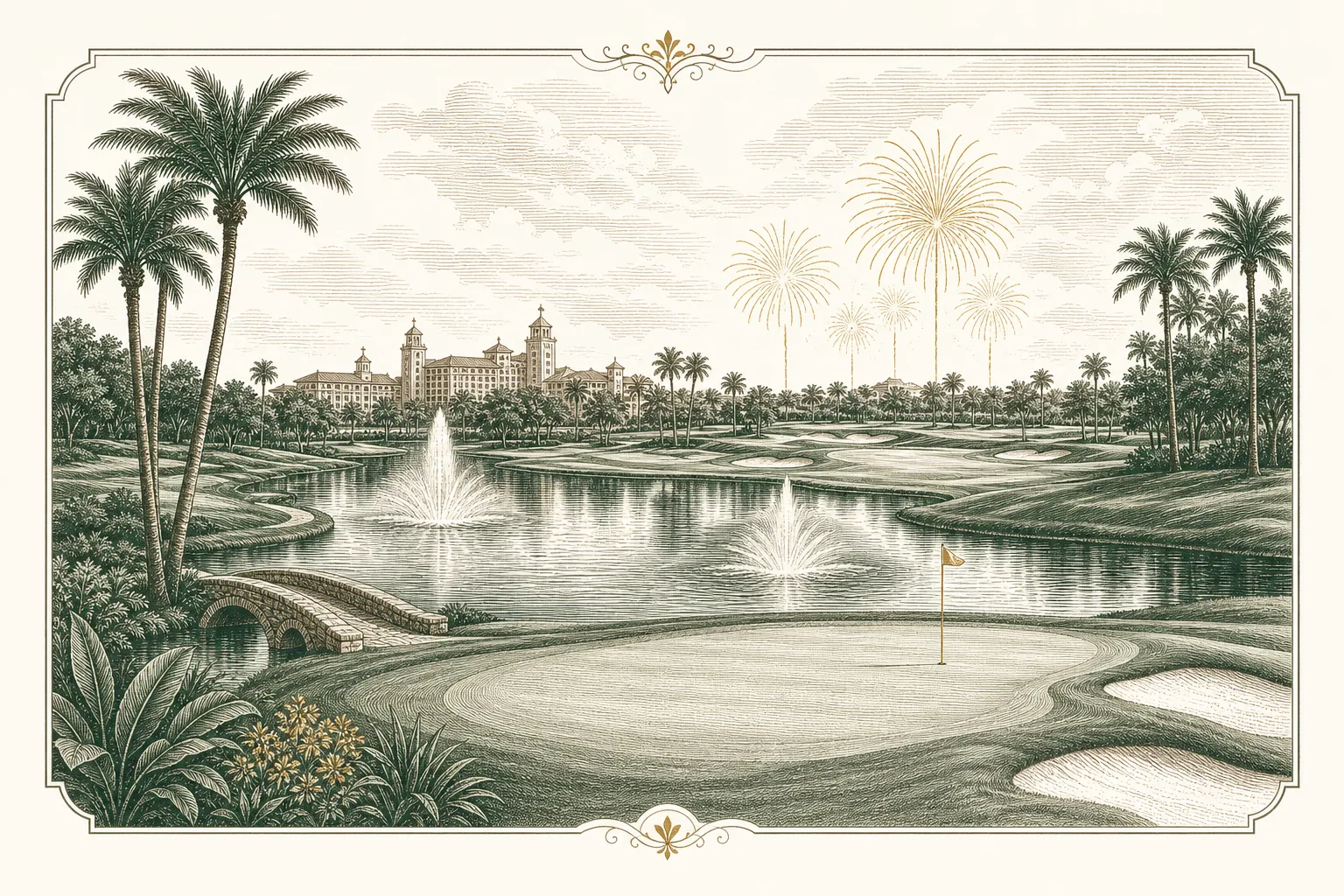 Engraved plate for The Florida Guide: Orlando & the Attractions Corridor