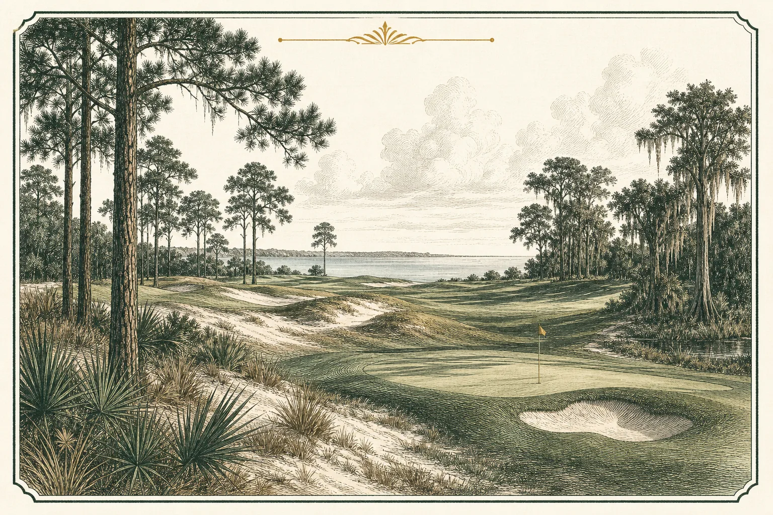 Engraved plate for The Florida Guide: Tampa Bay & Home Turf