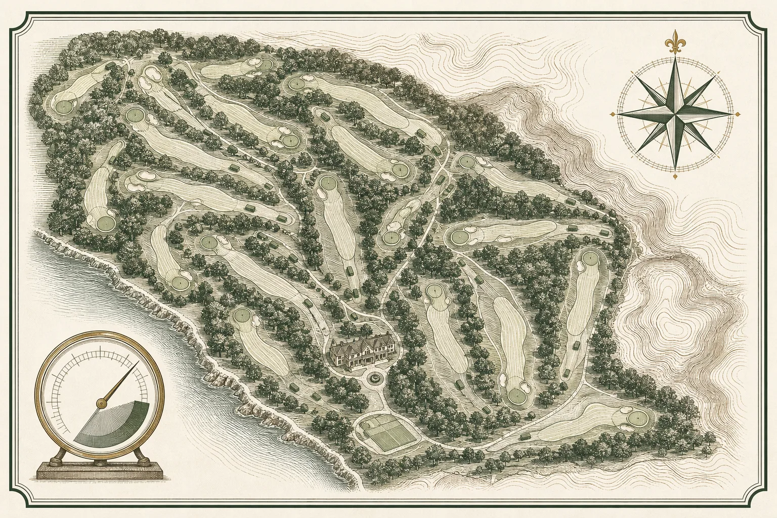 Engraved plate for Course Rating and Slope, Demystified