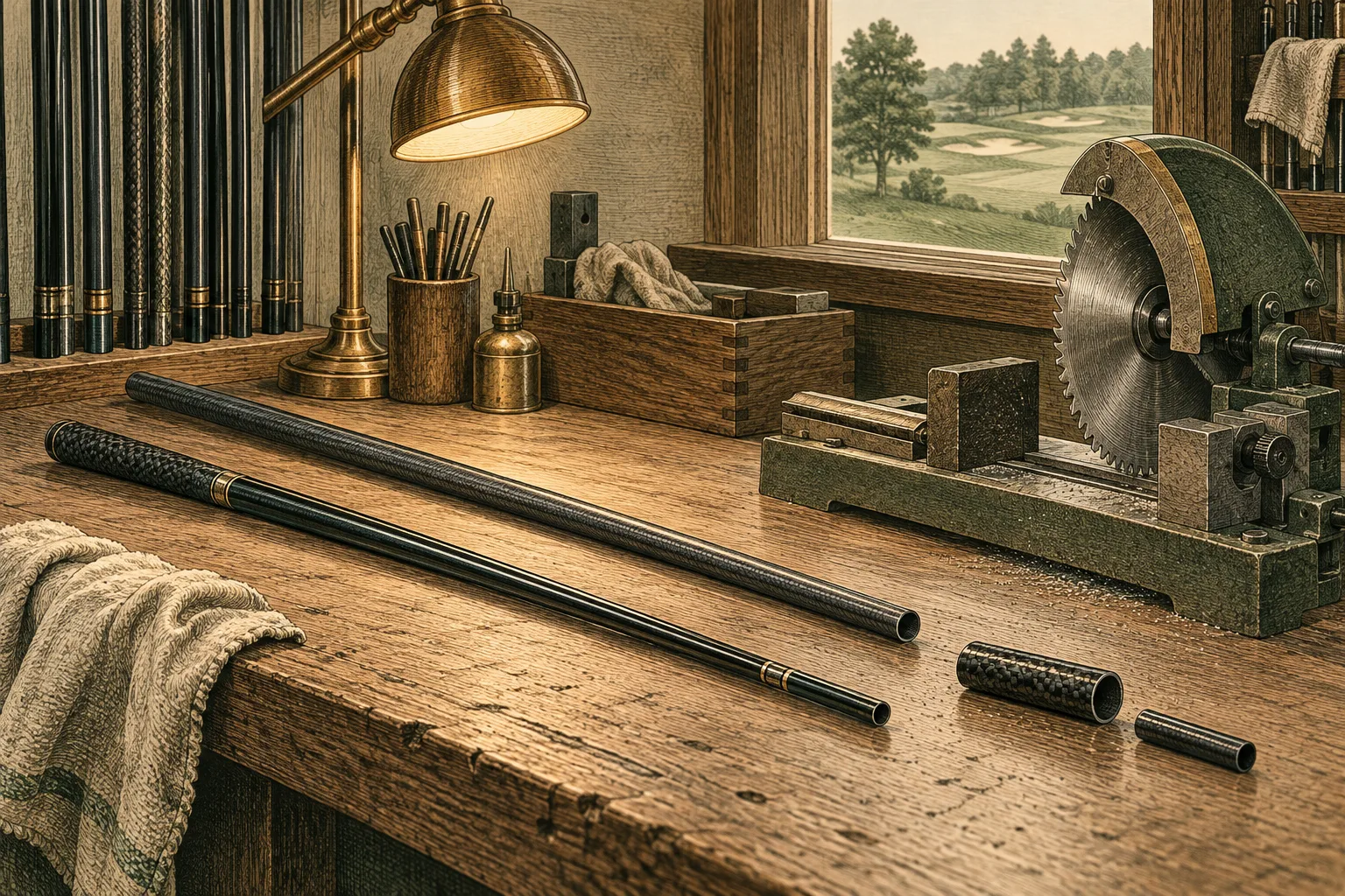 Engraved plate for Raw vs. Cut: The Shaft You Buy Is Not the Shaft You Play