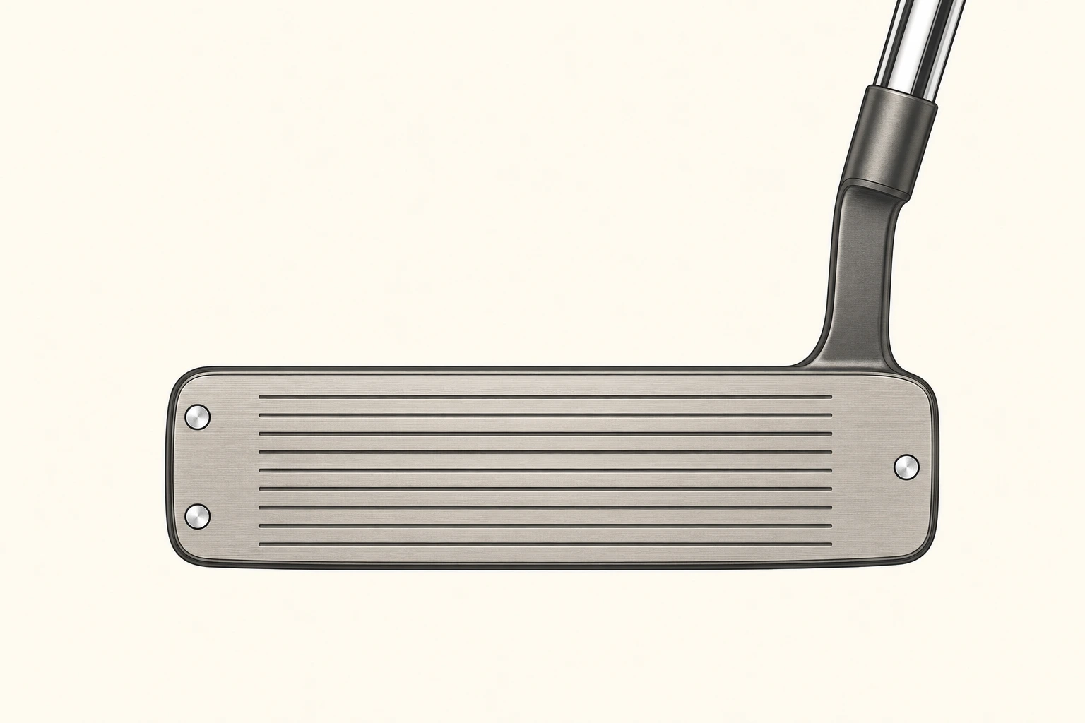 Exact marker placement on a putter: 3 reflective markers